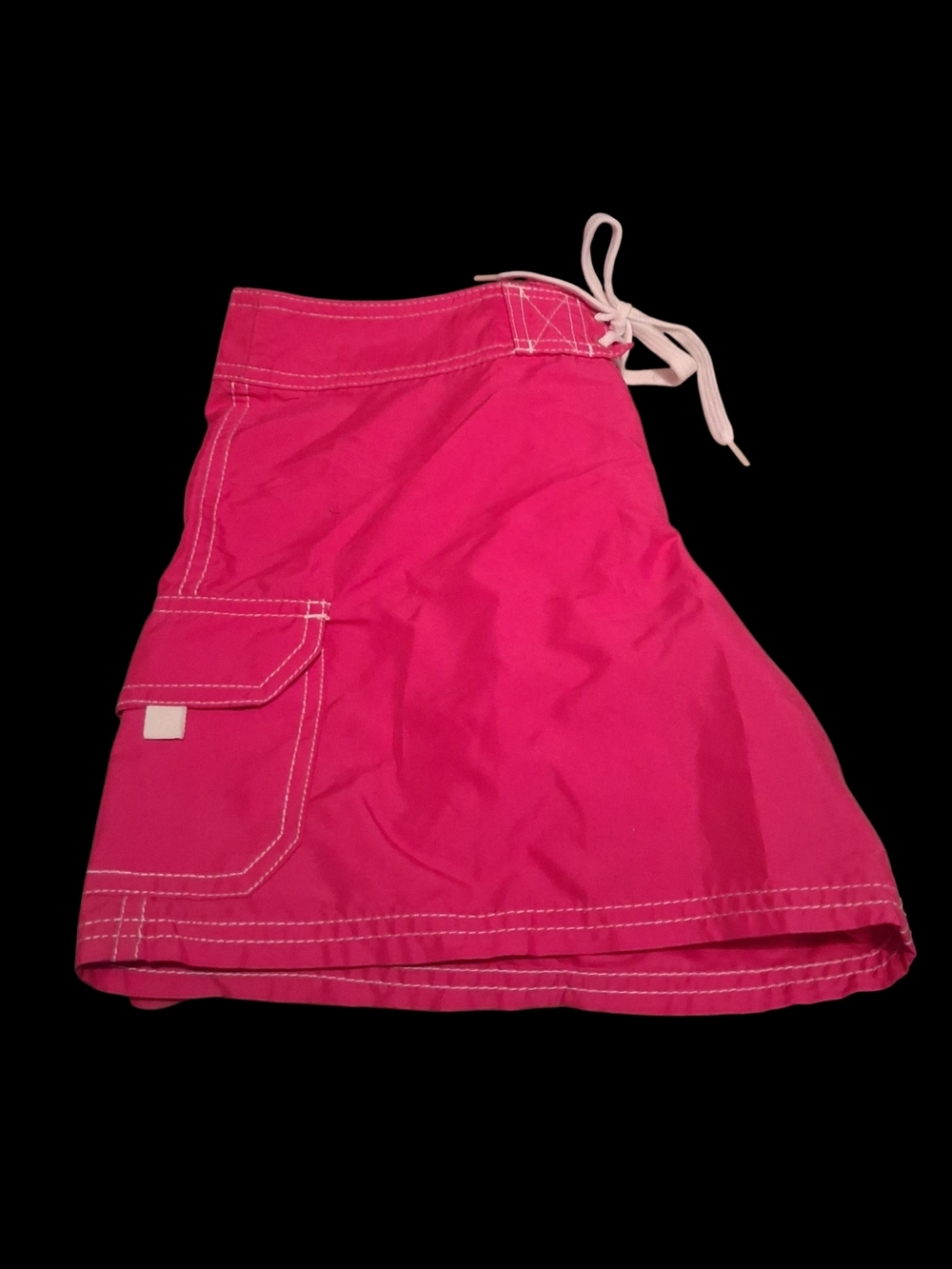 Kanu Surf Hot Pink Cargo Drawstring Shorts - Picture 2 of 7